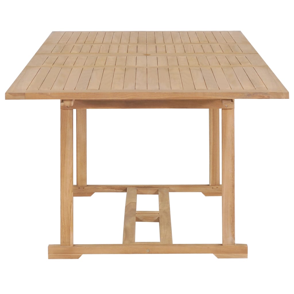 Tuintafel Verlengbaar 180-280X100X75 Cm Massief Teakhout