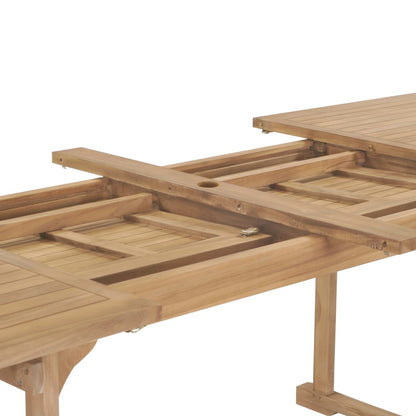 Tuintafel Verlengbaar 180-280X100X75 Cm Massief Teakhout