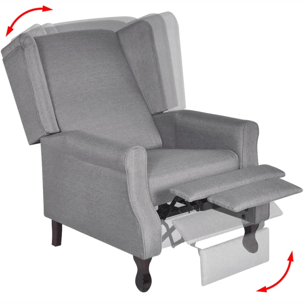 Fauteuil Stof Grijs