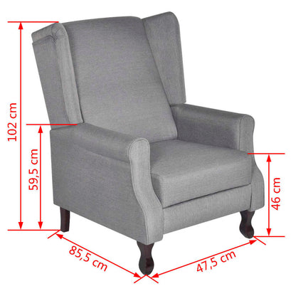 Fauteuil Stof Grijs