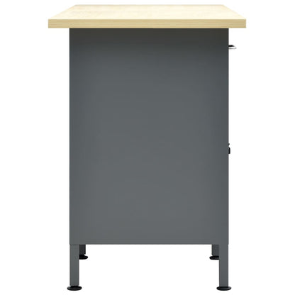 Werkbank 160X60X85 Cm Staal Zwart