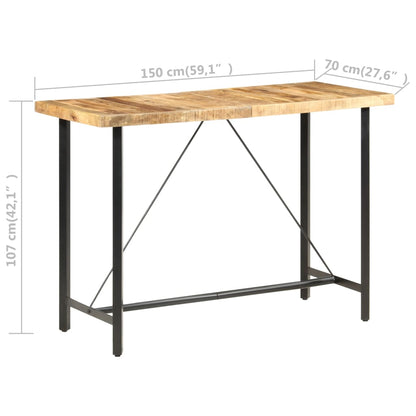 Bartafel 150X70X107 Cm Ruw Mangohout