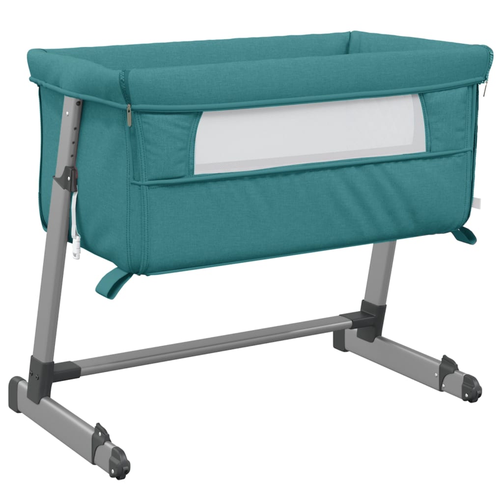 Babybox Met Matras Linnen Groen