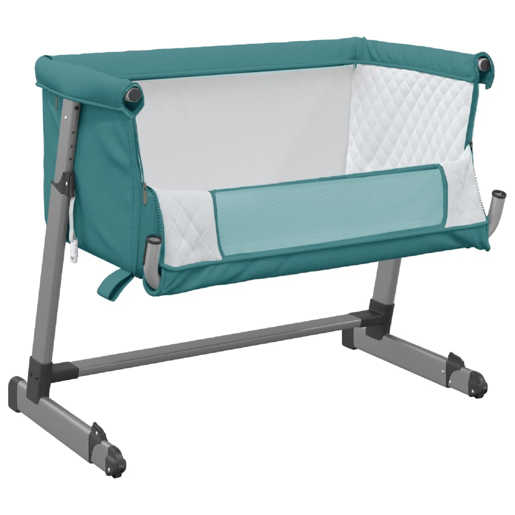 Babybox Met Matras Linnen Groen