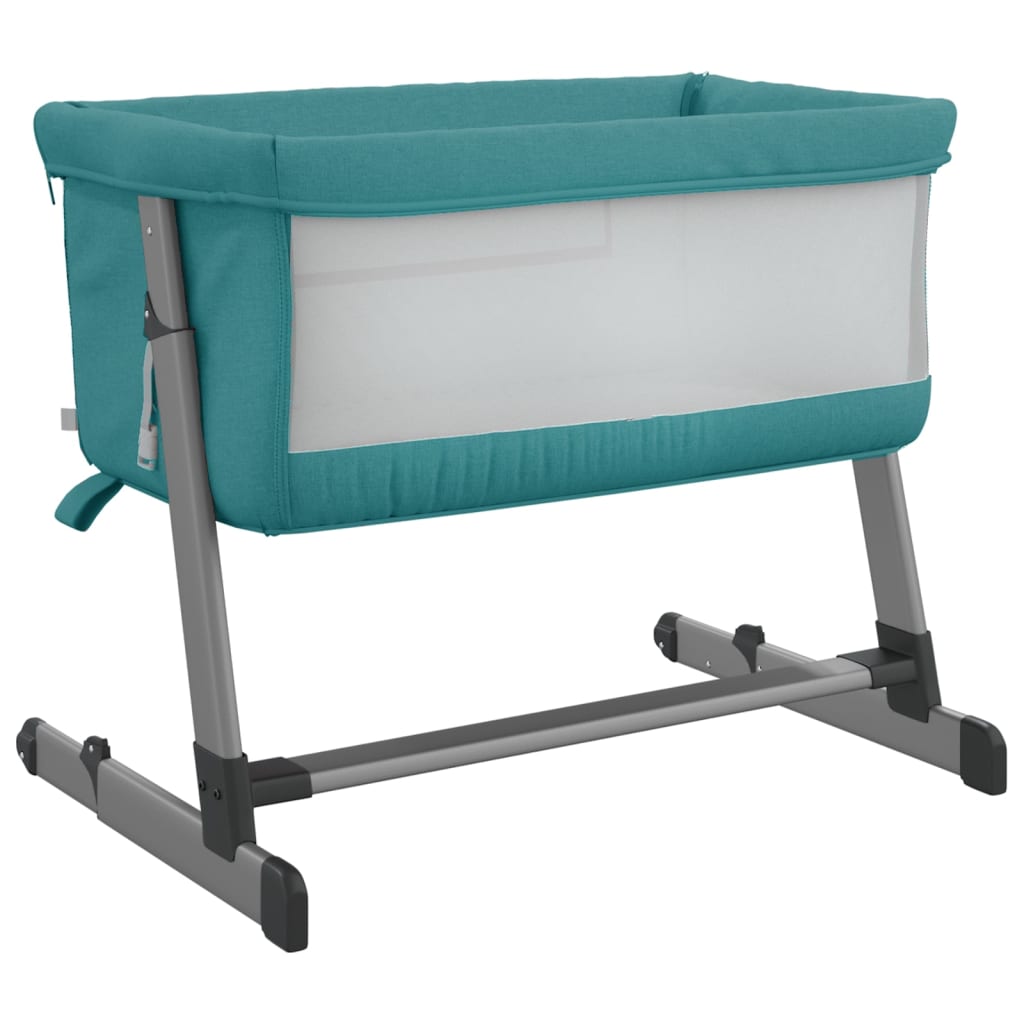 Babybox Met Matras Linnen Groen