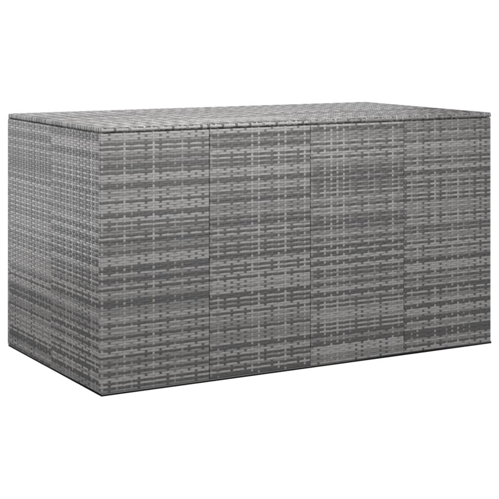 Tuinbox 194X100X103 Cm Polyetheen Rattan Grijs